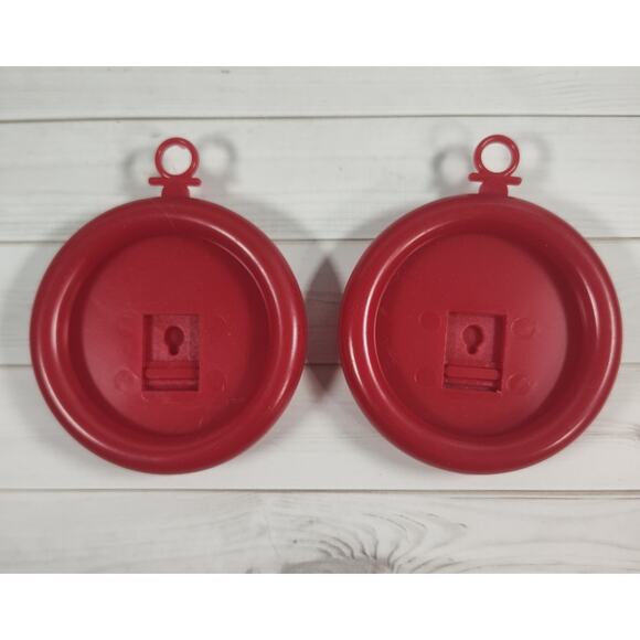 Red Frames for Cross Stitch, Needlepoint, Crafts, Christmas Ornaments, Gifts - Picture 1 of 5